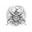 Baphomet  tattoo design idea