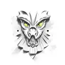 Italian flag  tattoo design idea