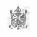 Italian flag  tattoo design idea