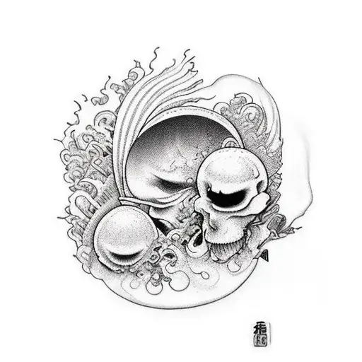 Your pain is the breaking of the shell that encloses your understanding tattoo design idea