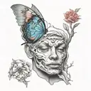 solitude tattoo design idea