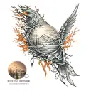 solitude tattoo design idea