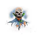 scarecrow tattoo design idea