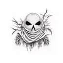 scarecrow tattoo design idea