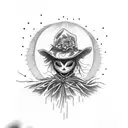 scarecrow tattoo design idea