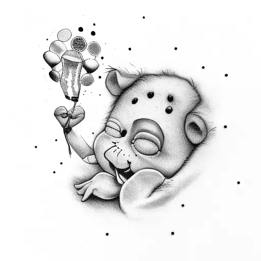 Emory & baby footprint  tattoo design idea