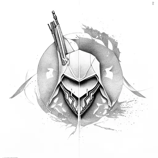 apple of Eden assassins creed tattoo design idea