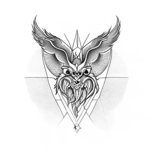 twin flame tattoo design idea