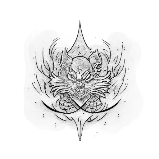 flaschenpost tattoo design idea