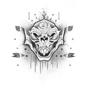 flaschenpost tattoo design idea