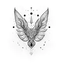 flaschenpost tattoo design idea