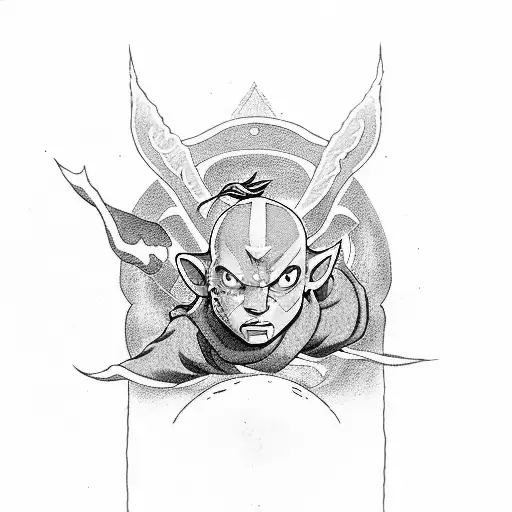 avatar the last air bender tattoo design idea