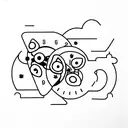 number 2000 and 2022 tattoo design idea