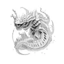 kaiju tattoo design idea