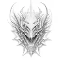 kaiju tattoo design idea