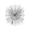 Spider Web tattoo design idea