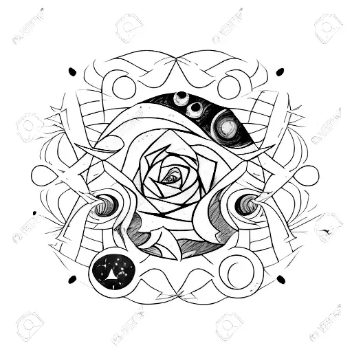 noite estrelada - Van Gogh tattoo design idea