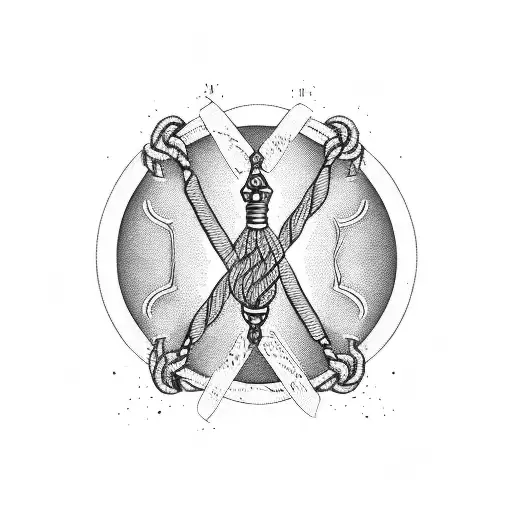 Hangman's knot tattoo by Sharon surname // noose tattoo // heart tattoo -