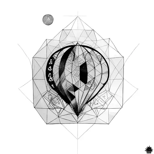 make it more circular on the outside design tattoo design idea