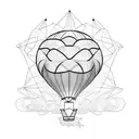 change the design in the balloon tattoo design idea