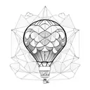 change the design in the balloon tattoo design idea
