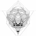 less shading more line work  tattoo design idea