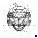 Abstract hotair balloon  tattoo design idea