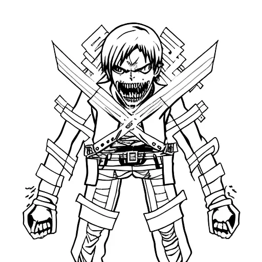 Attack on titan tattoo design idea