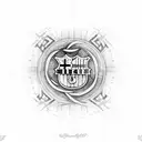 Barcelona tattoo design idea