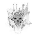 Barcelona tattoo design idea