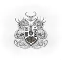 Romanian Coat of Arms  tattoo design idea