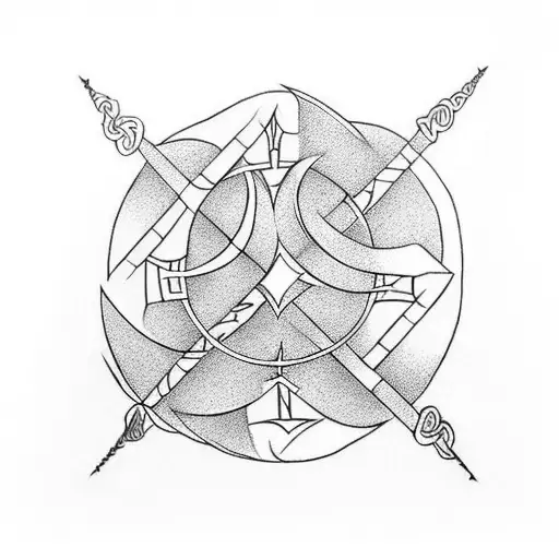 ogham word for freedom tattoo design idea