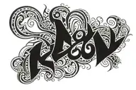 Leon name tattoo tattoo design idea