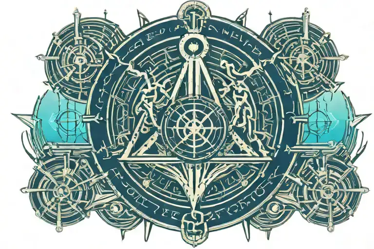 senior chief navy anchor tattoo design idea