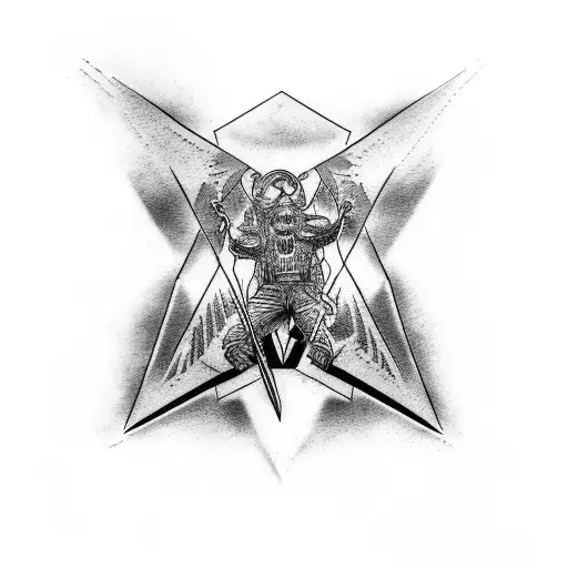 Flying V electric guitar James Hetfield tattoo design idea