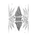 Flying V electric guitar guitar tattoo design idea
