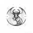 Aries constellation  tattoo design idea