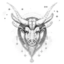Aries constellation  tattoo design idea
