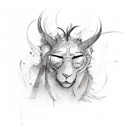 living a life that has a lot of problems and drama but to think always positive tattoo design idea