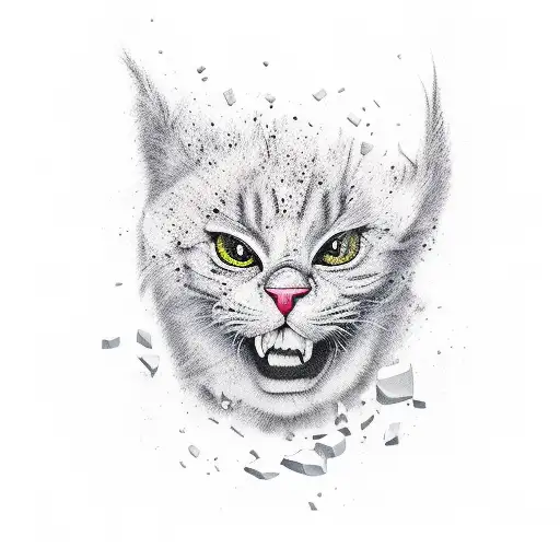 living a life that has a lot of problems and drama but to think always positive tattoo design idea