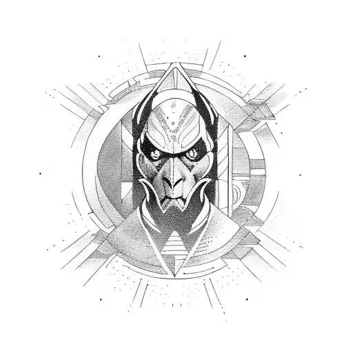 star trek tattoo design idea