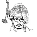 johnny depp tattoo design idea