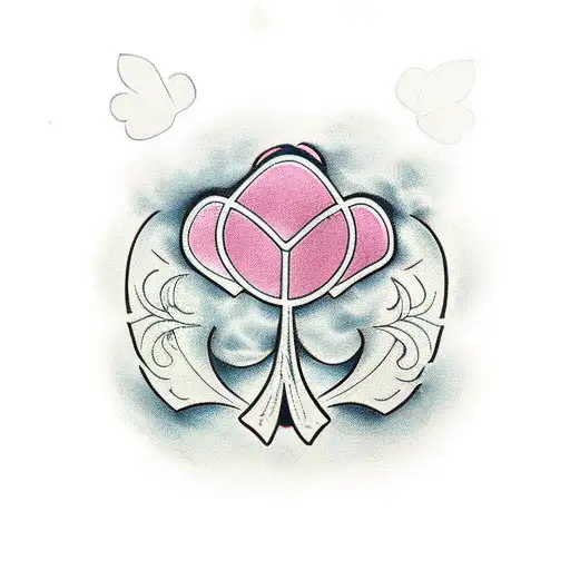 4-leaf clover and the name Movileasca tattoo design idea