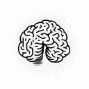 A stack of books forming a staircase leading to a brain tattoo design idea