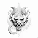 chimera tattoo design idea