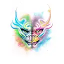 chimera tattoo design idea