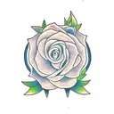 evergreen tree tattoo design idea