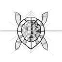Turtle tattoo design idea