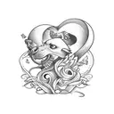 loyalty over love tattoo design idea