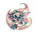 titties tattoo design idea